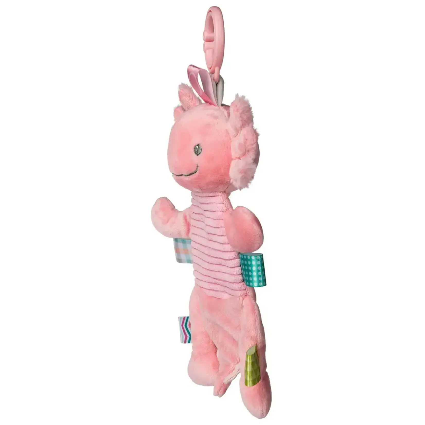 Mary Meyer Taggies Lizzy Axolotl Crinkie - Pink