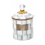 MacKenzie-Childs Sterling Check Small Canister