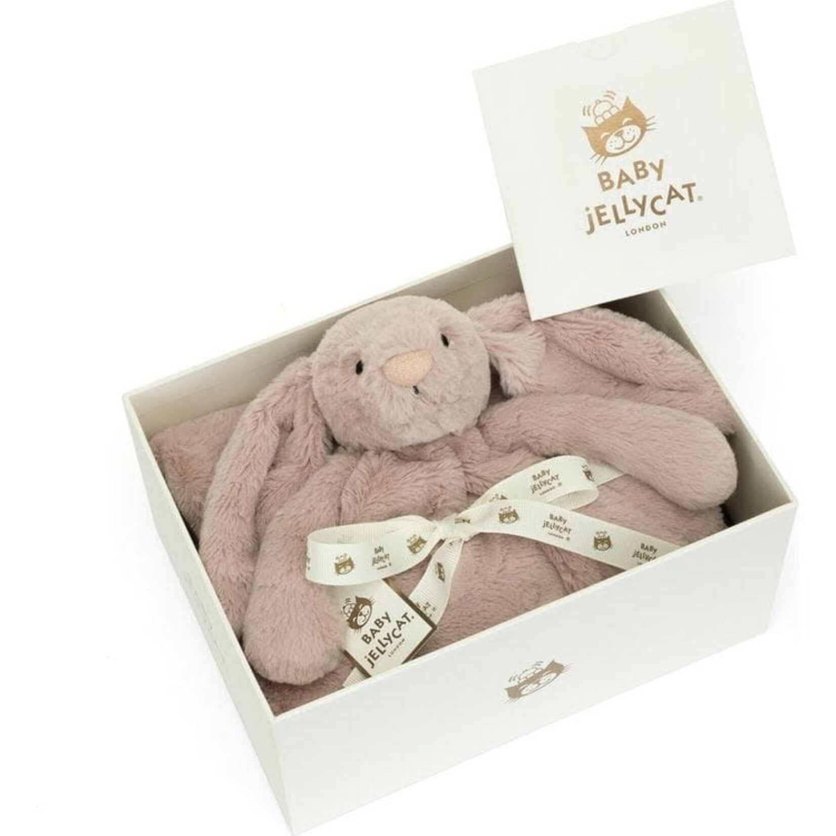 Jellycat Bashful Luxe Bunny Rosa Blankie