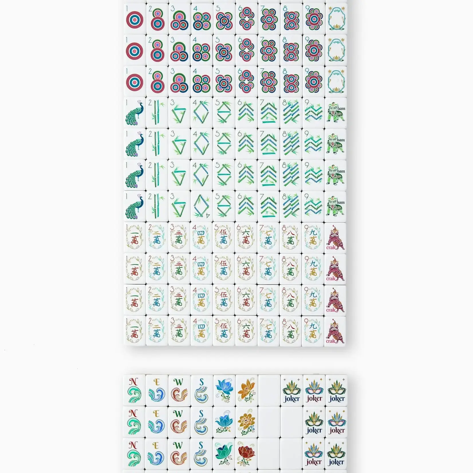 Oh My Mahjong Sierra Mahjong Tile Set