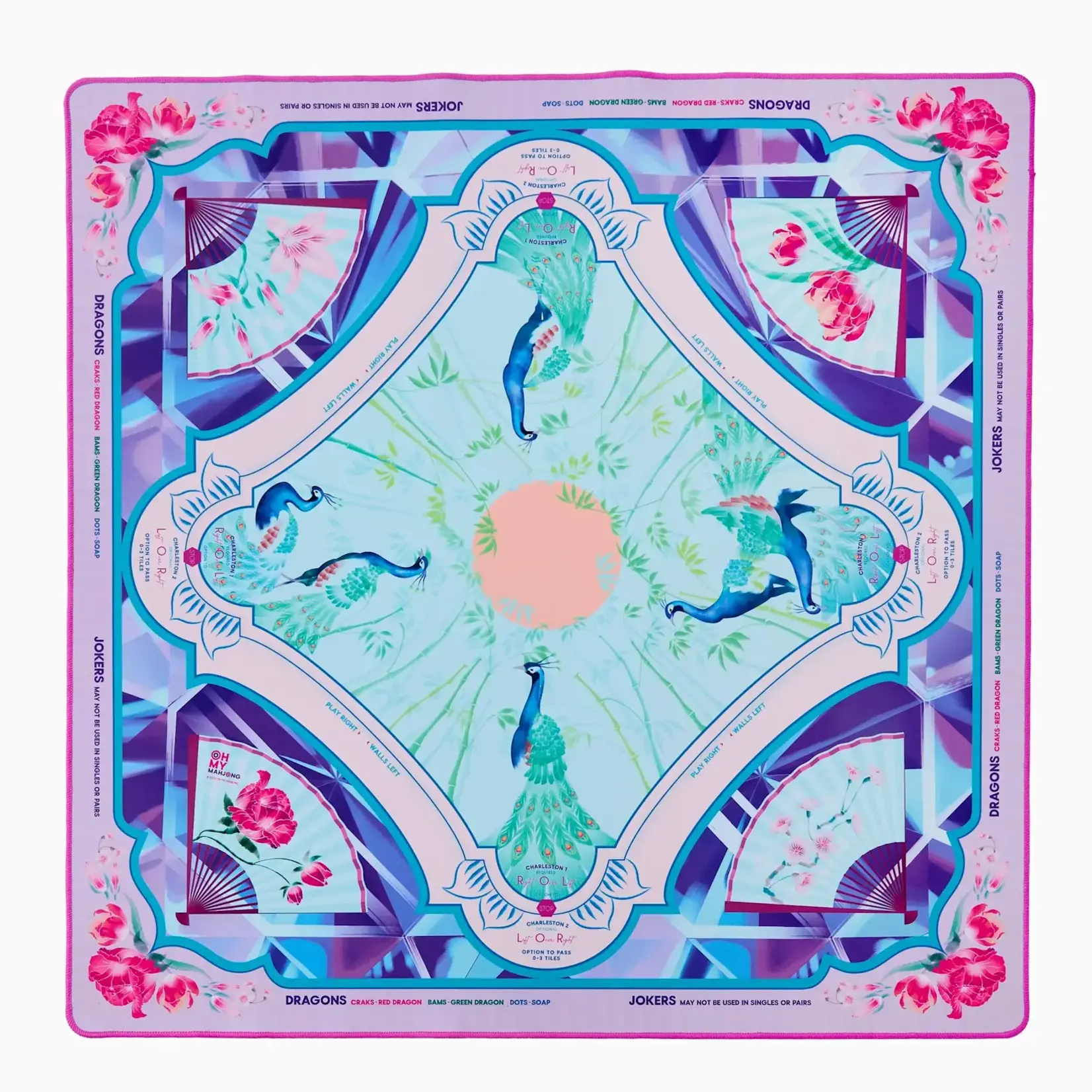 Oh My Mahjong Amethyst Mahjong Mat