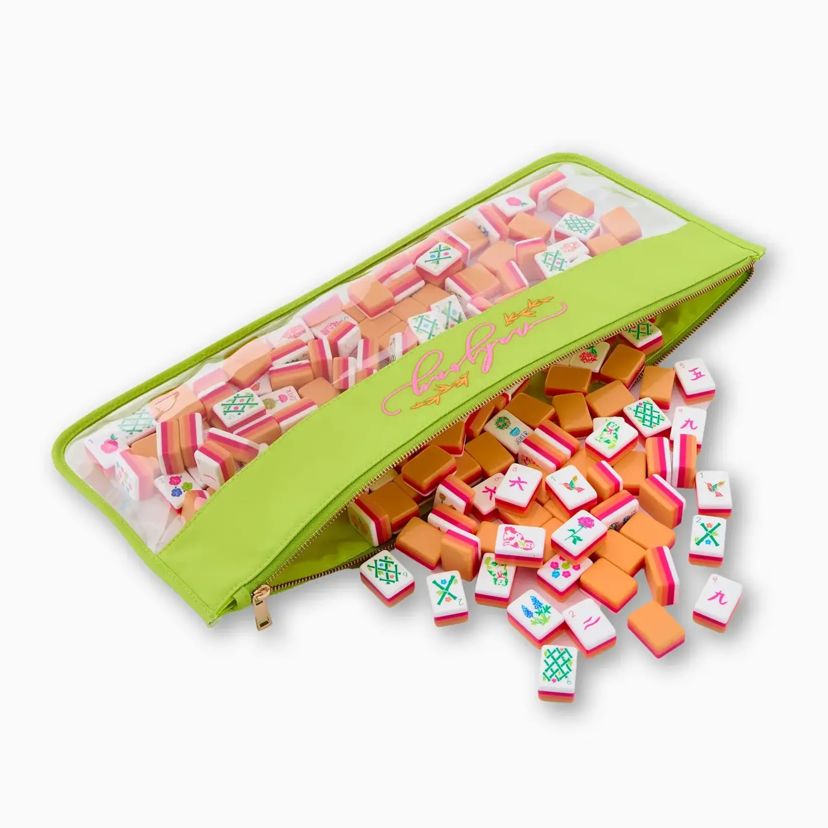 Oh My Mahjong Yellow Mahjong Bag