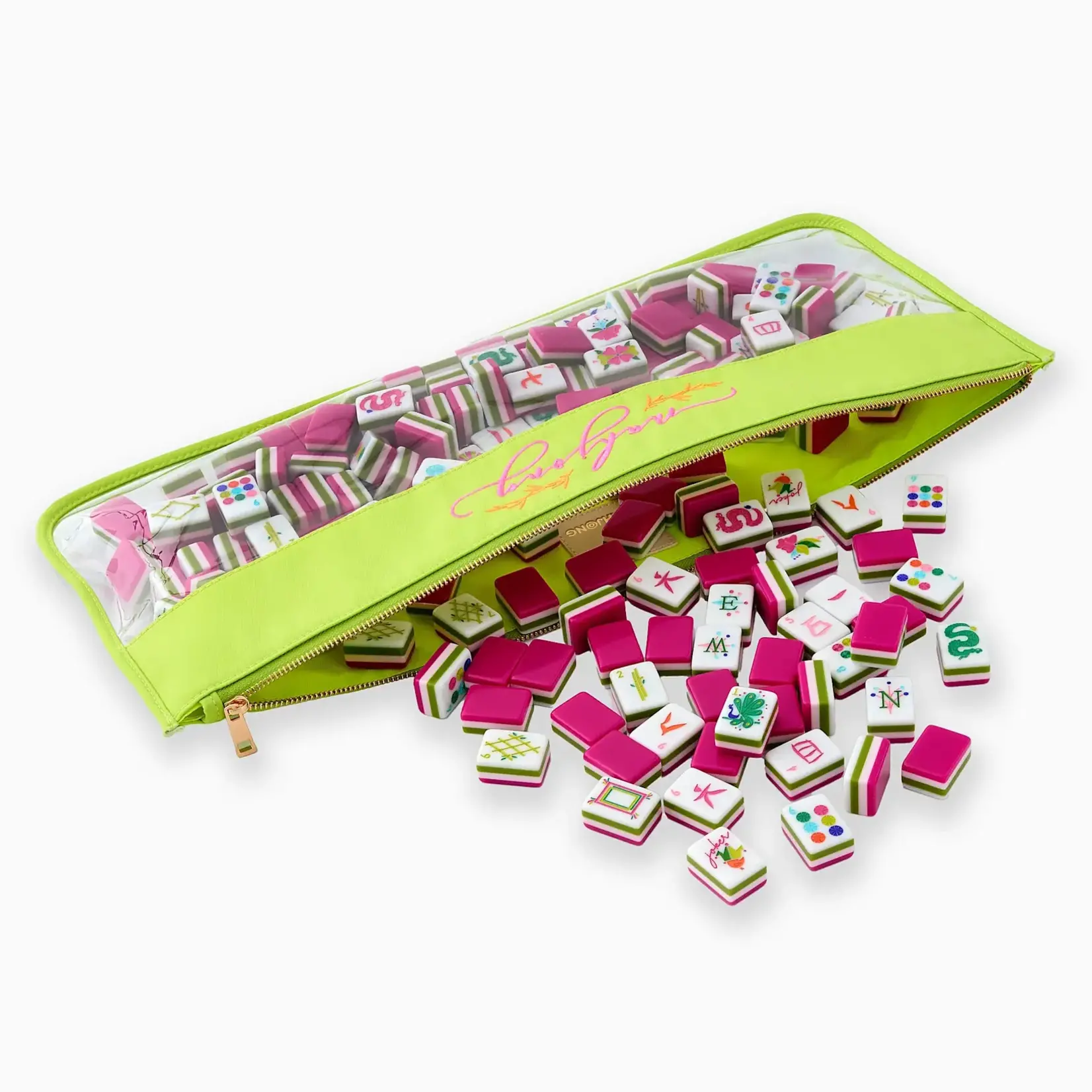Oh My Mahjong Yellow Mahjong Bag