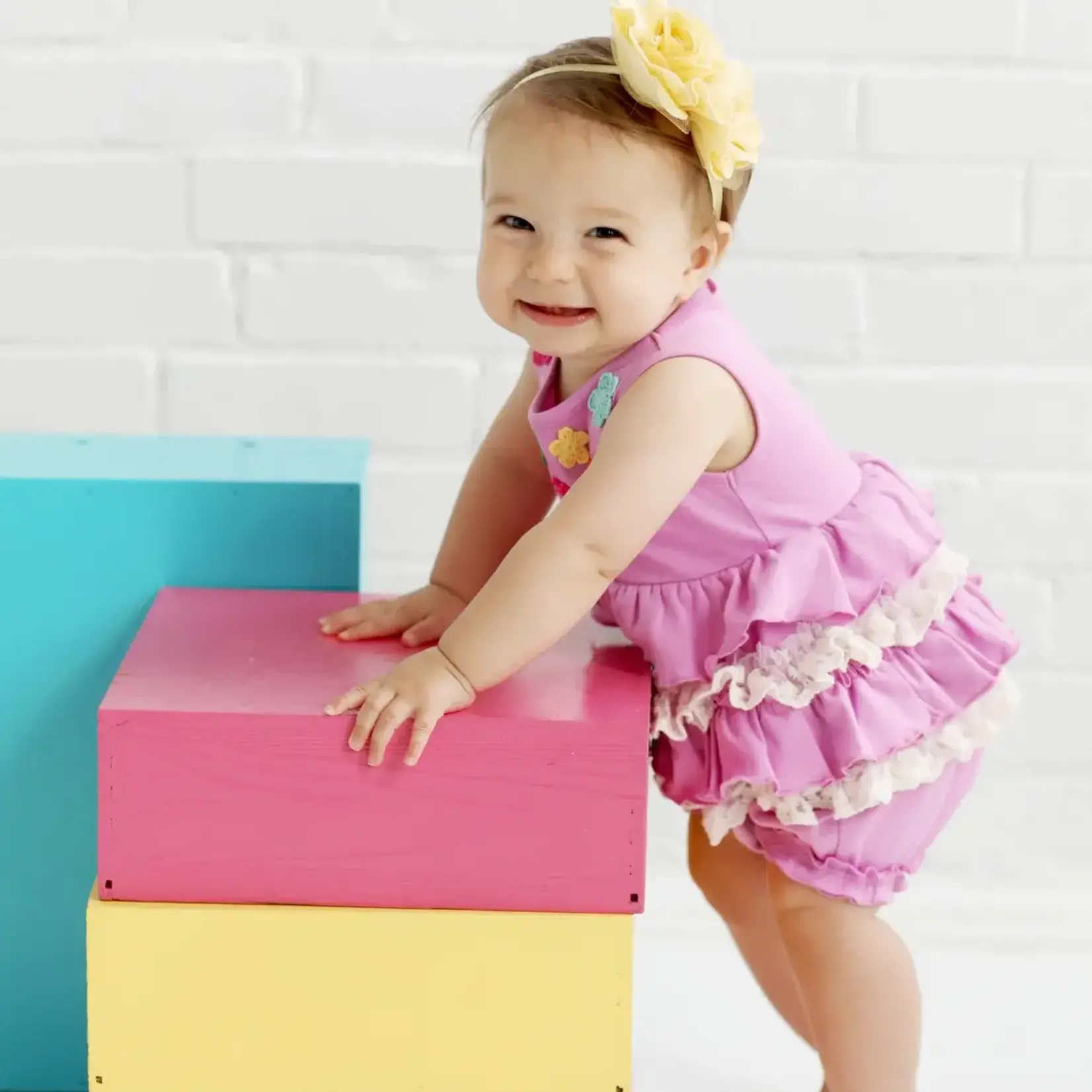 Lemon Loves Lime Boutique Baby-Cyclamen Sweet Bloom Bubble