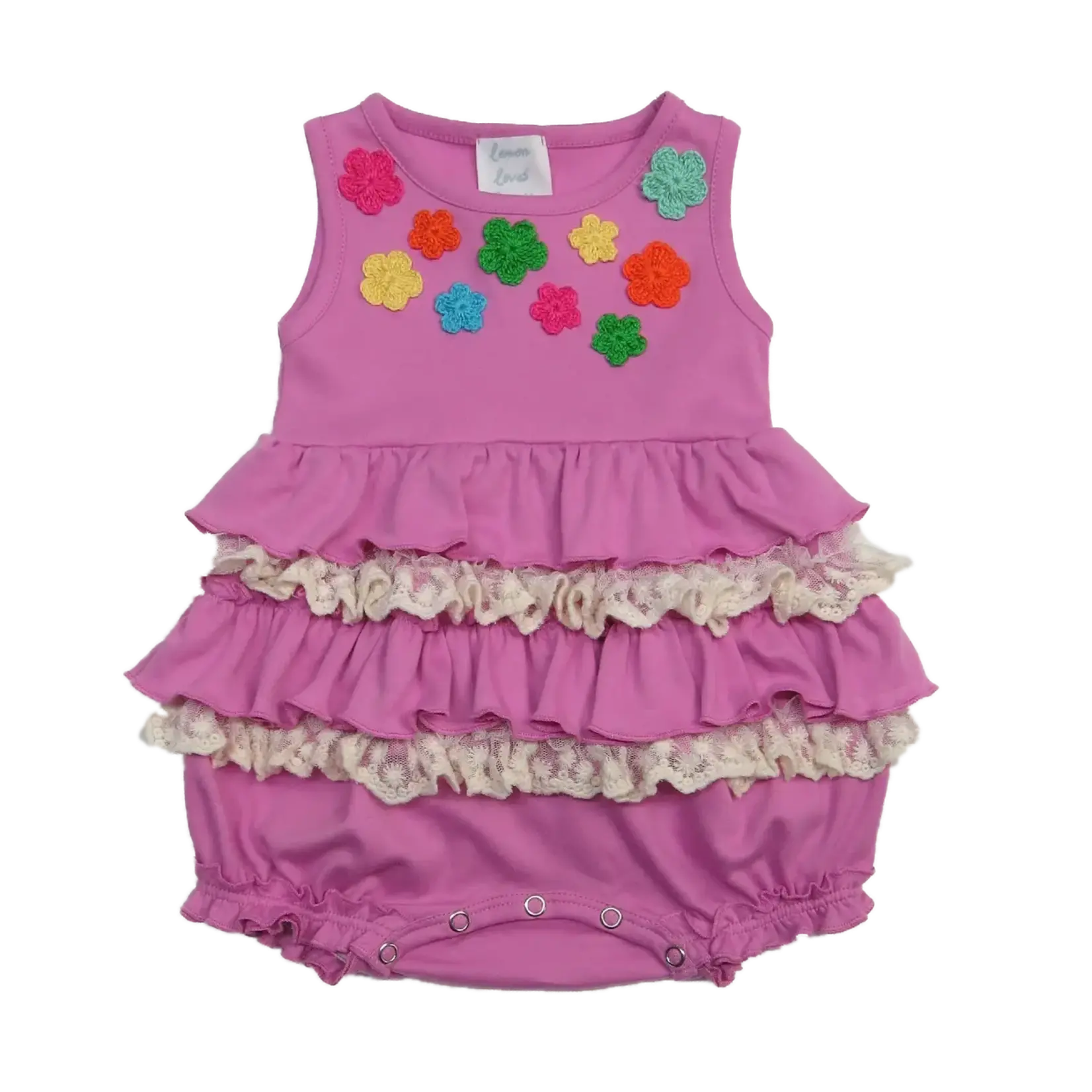 Lemon Loves Lime Boutique Baby-Cyclamen Sweet Bloom Bubble