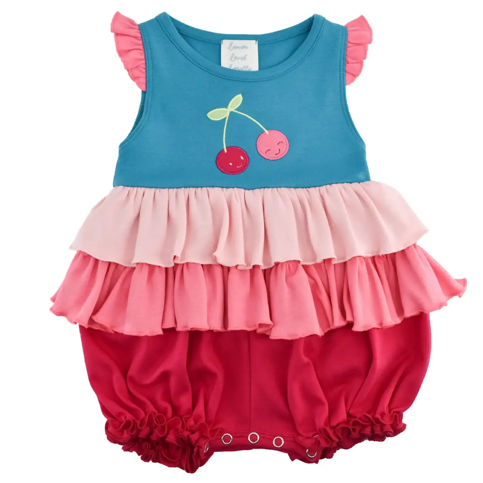 Lemon Loves Lime Boutique Baby-Cherry Tier Bubble
