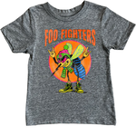 Rowdy Sprout Foo Fighters Short Sleeve Tee Grey