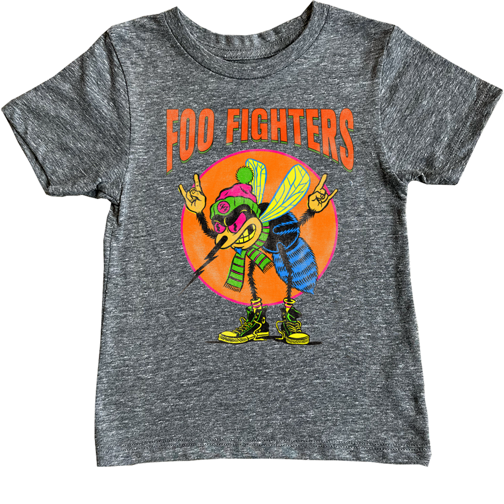 Rowdy Sprout Foo Fighters Short Sleeve Tee Grey