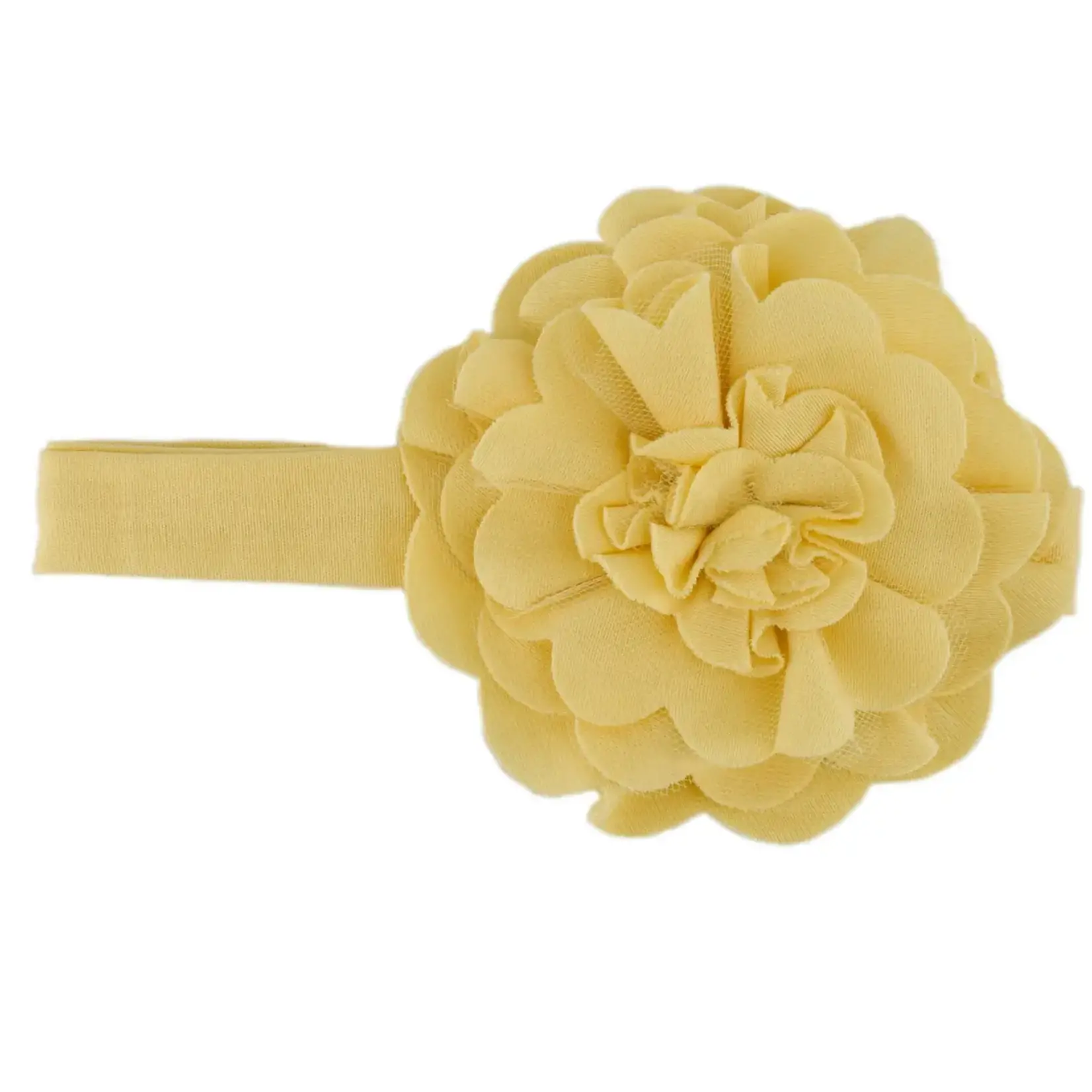 Lemon Loves Lime Boutique Layette Basic-Butter Lily Pad Headband