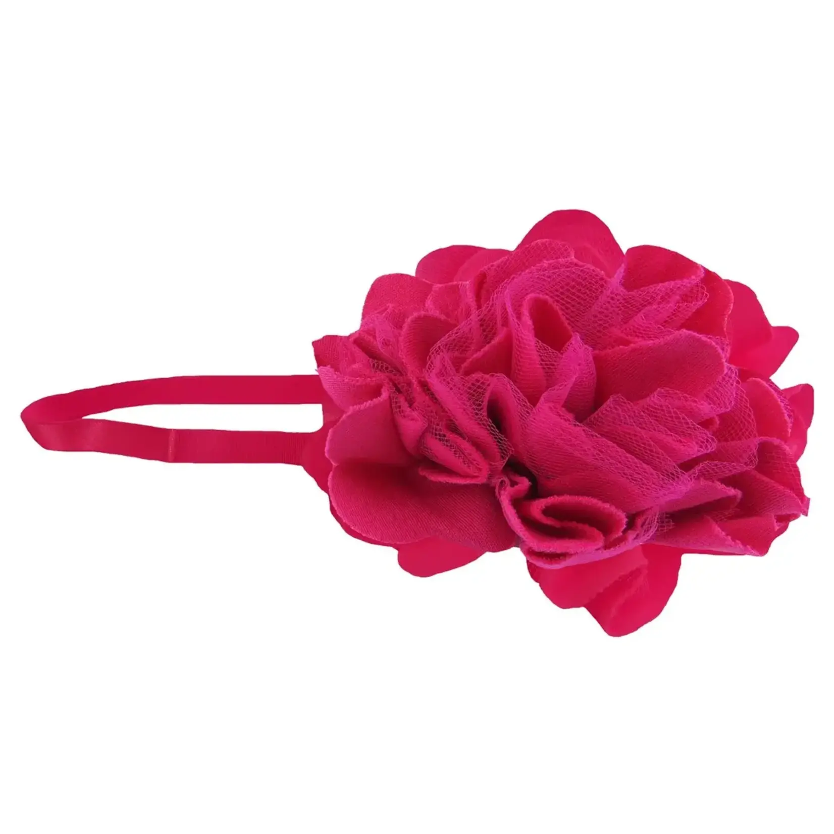 Lemon Loves Lime Boutique Layette Basic-Cabaret Rose Headband