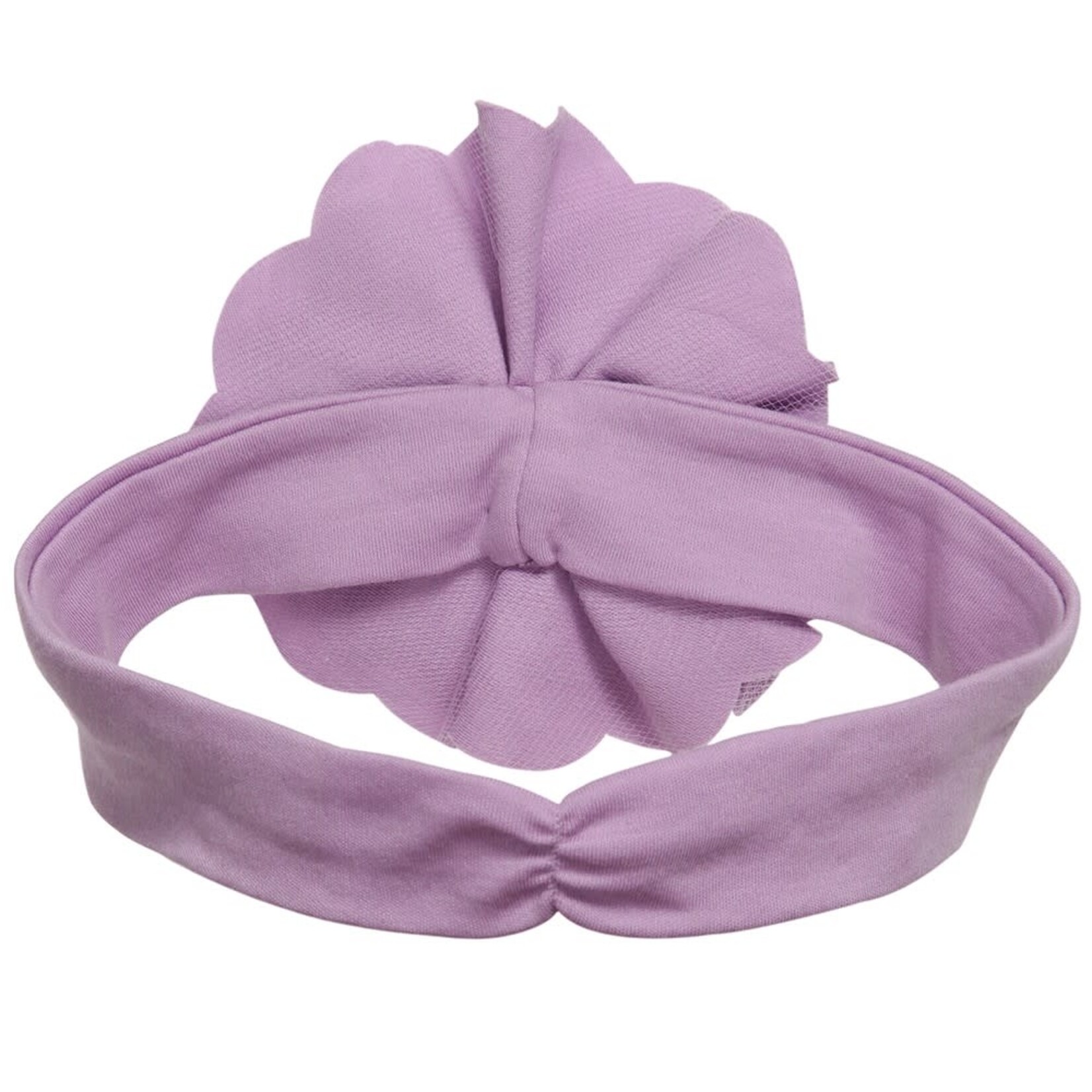 Lemon Loves Lime Boutique Layette Basic-Sheer Lilac Lily Pad Headband