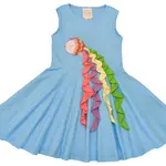 Lemon Loves Lime Boutique Girl-Rainbow Fish Dress