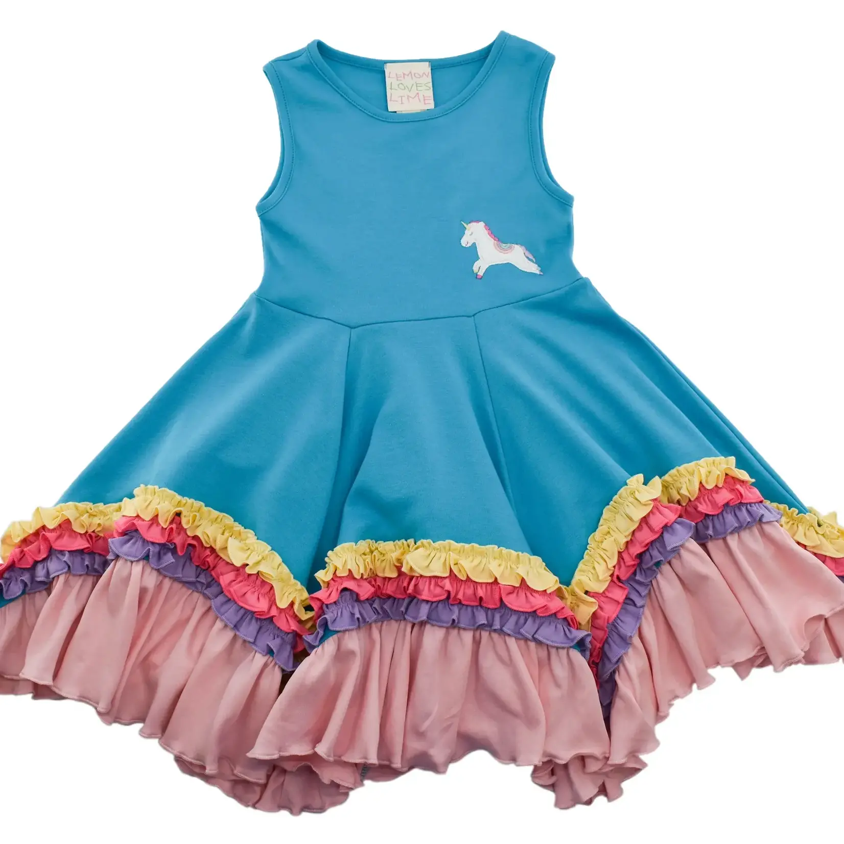 Lemon Loves Lime Boutique Unicorn Unique Dress