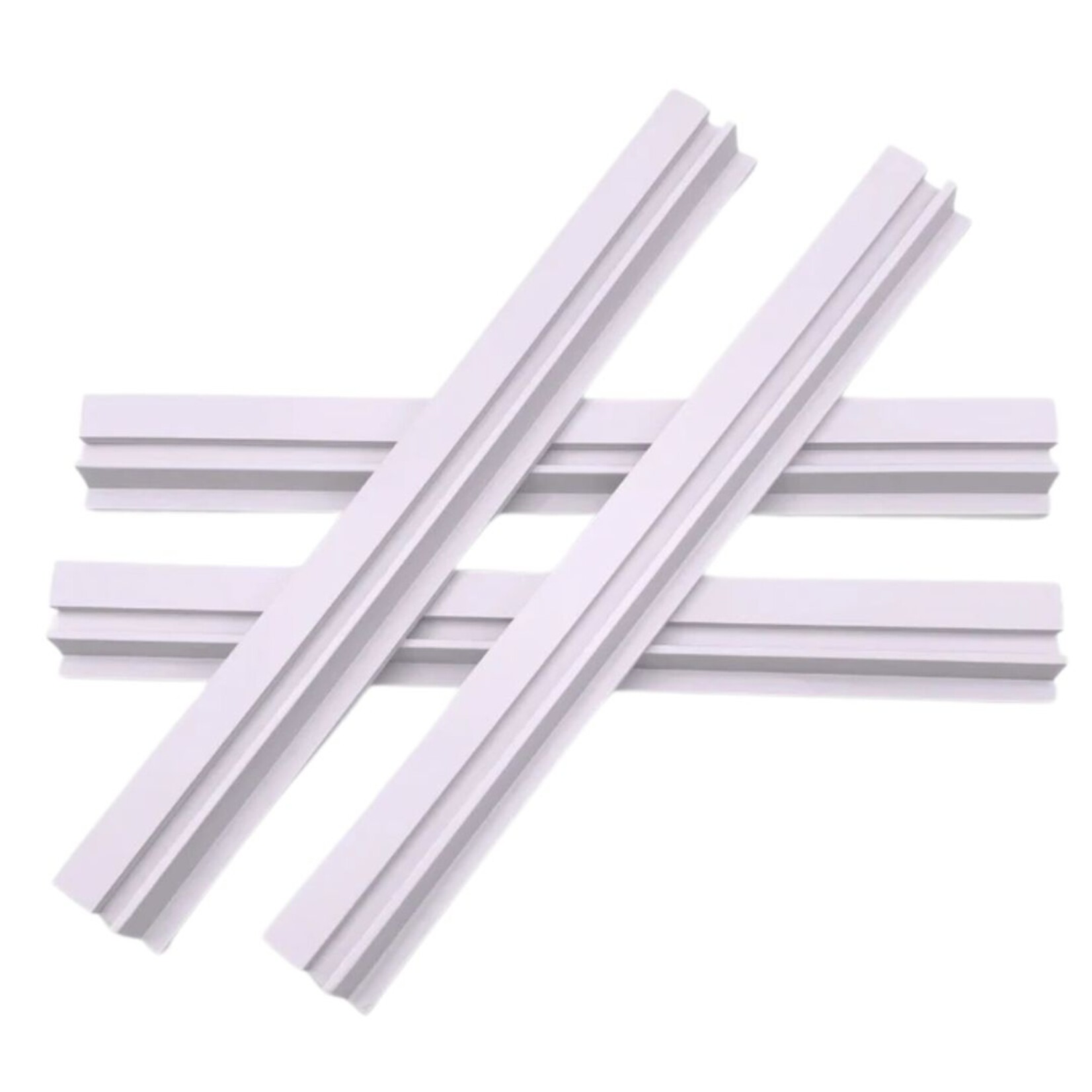 My Fair Mahjong Bright White Wooden Painted Mahjong Racks