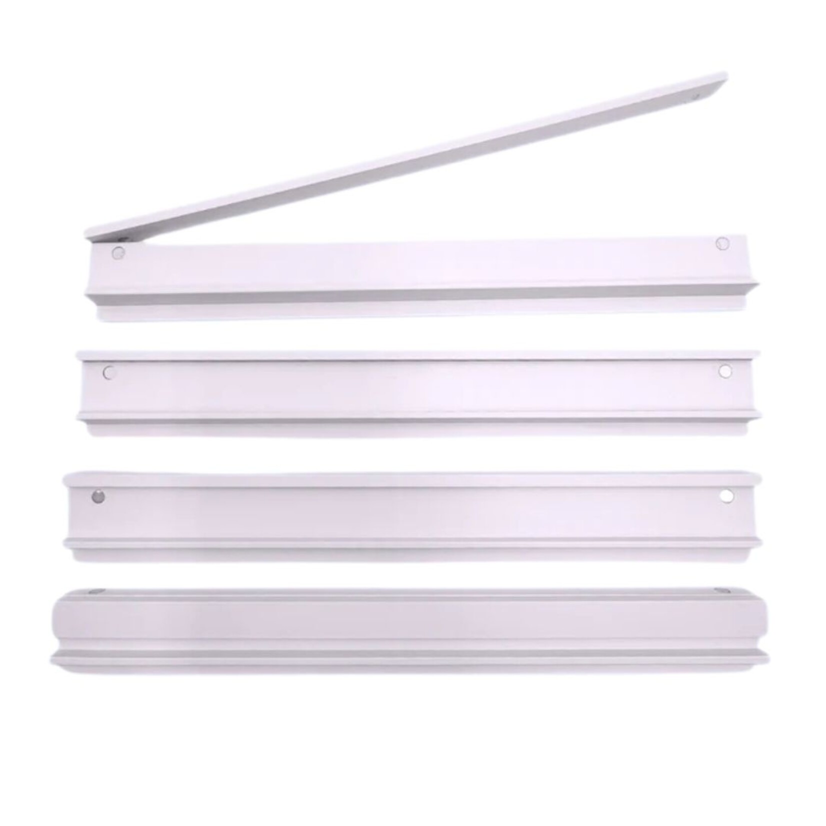 My Fair Mahjong Bright White Wooden Painted Mahjong Racks