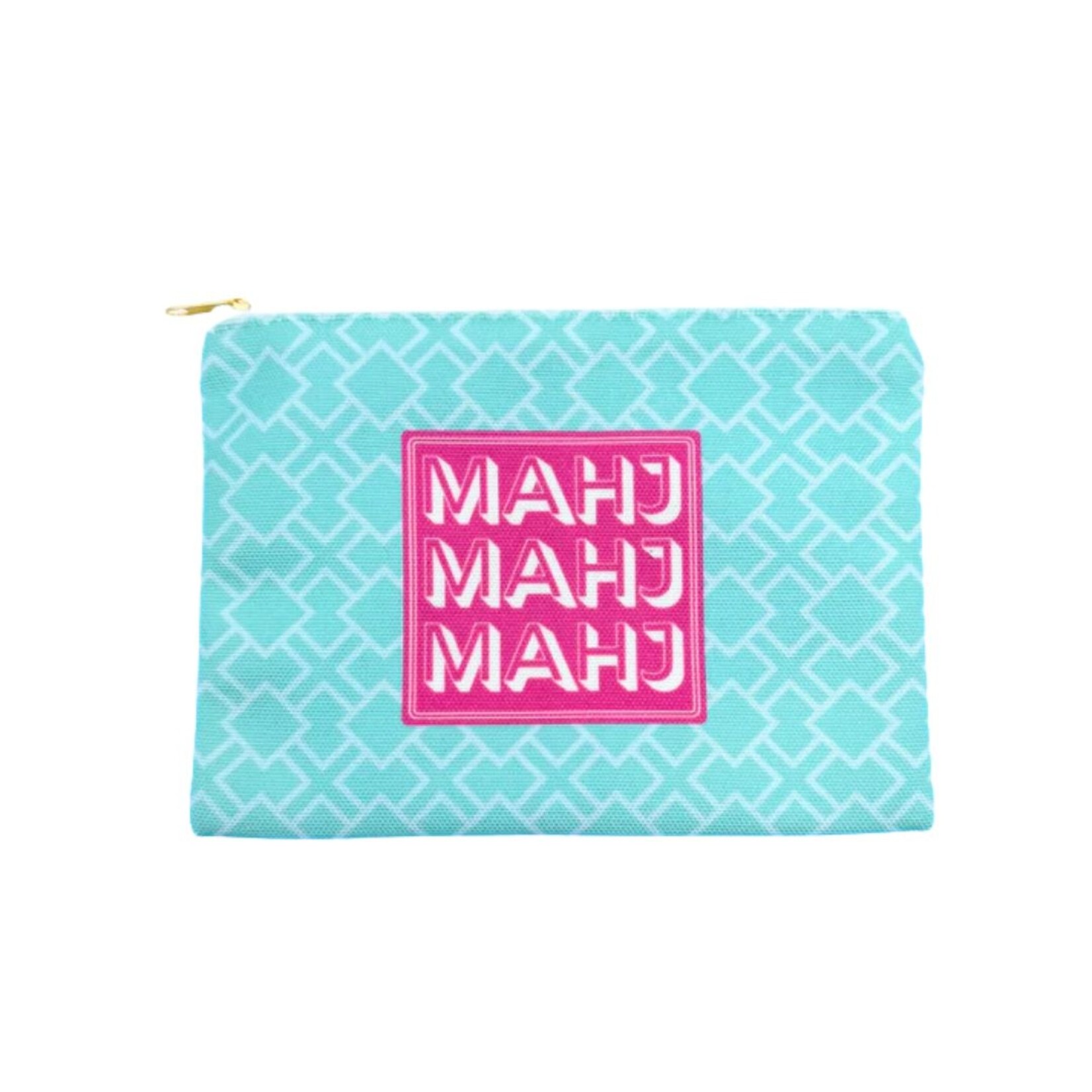My Fair Mahjong Teal Mahjong Card & Accessory Bag