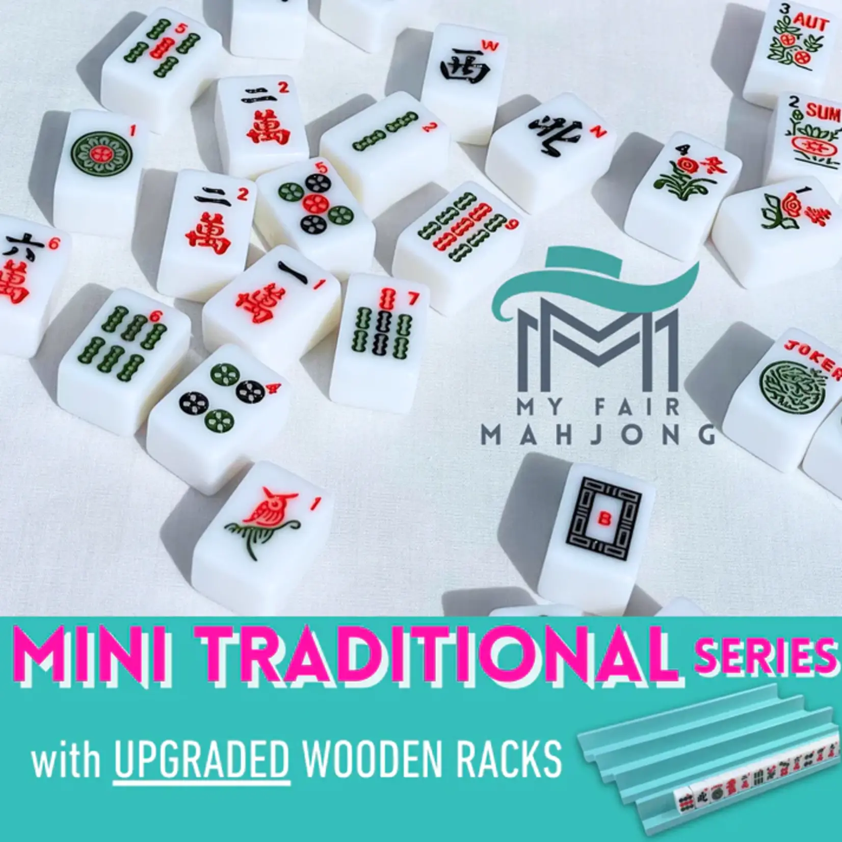 My Fair Mahjong Mini Traditional Series American Travel Mahjong Set
