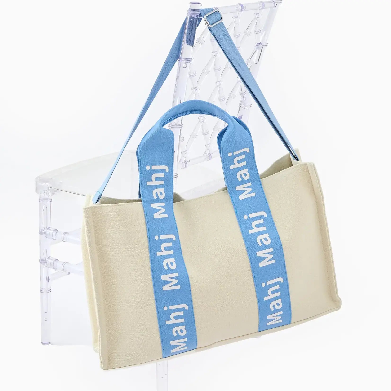 Oh My Mahjong Light Blue Mahj It All Bag