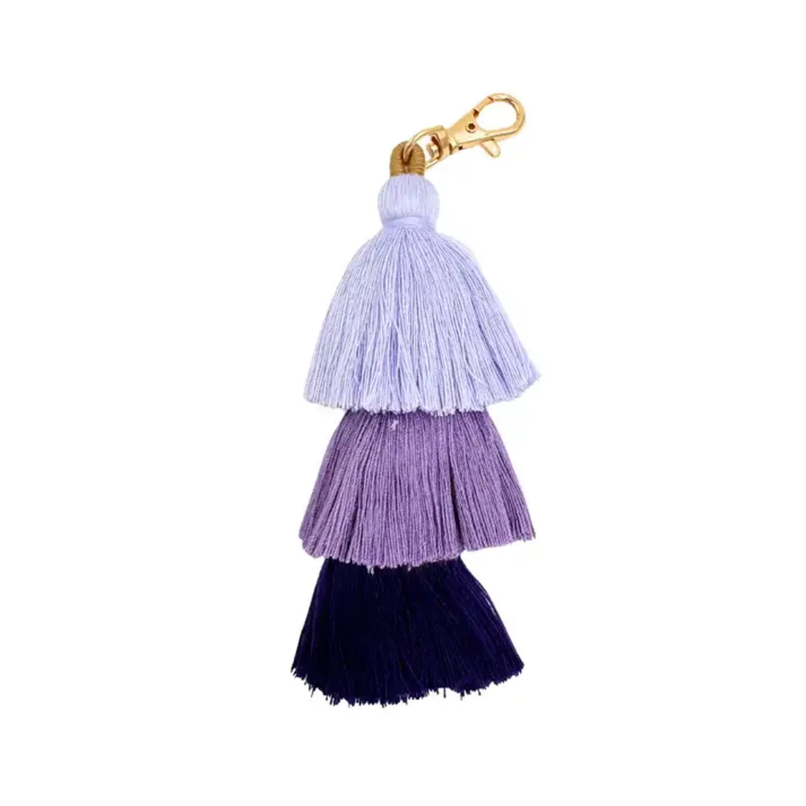 My Fair Mahjong Purple 3-Layer Tassel