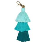 My Fair Mahjong Green Teal Tassel