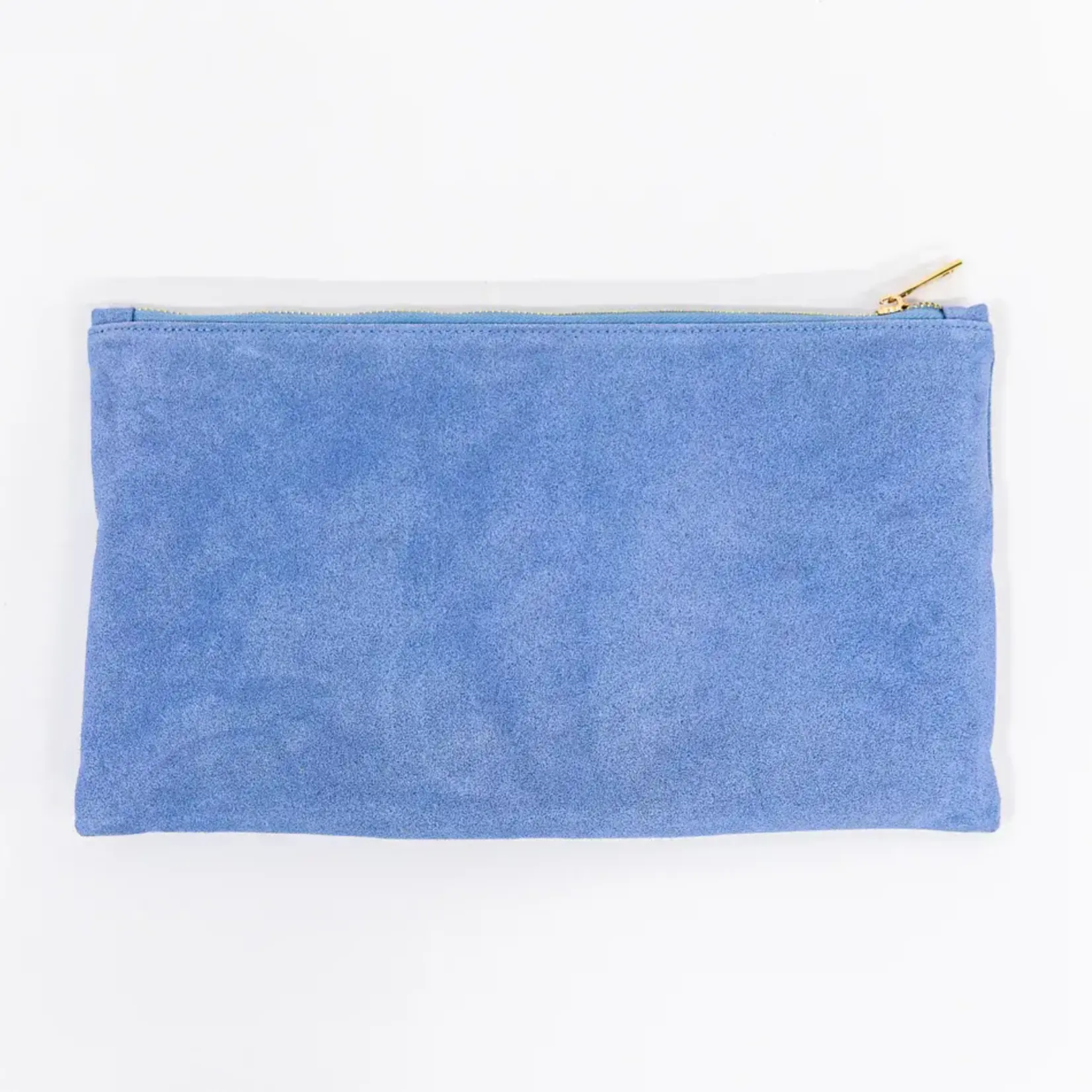 Bam Bird Boutique Blue/Navy Suede Tile Bag