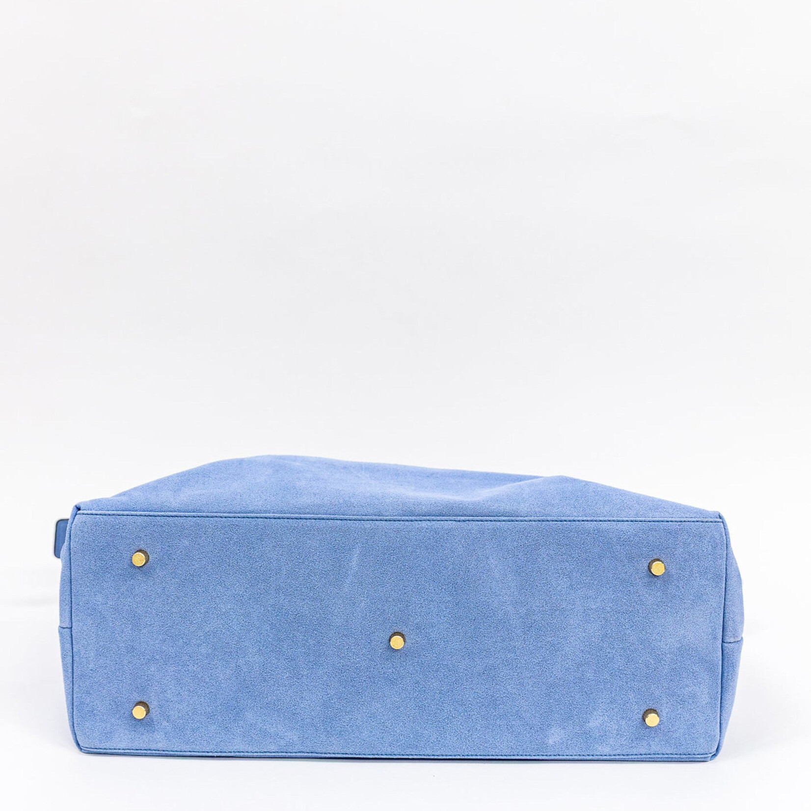 Bam Bird Boutique Blue/Navy Suede Carryall Bag