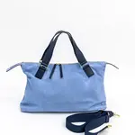 Bam Bird Boutique Blue/Navy Suede Carryall Bag