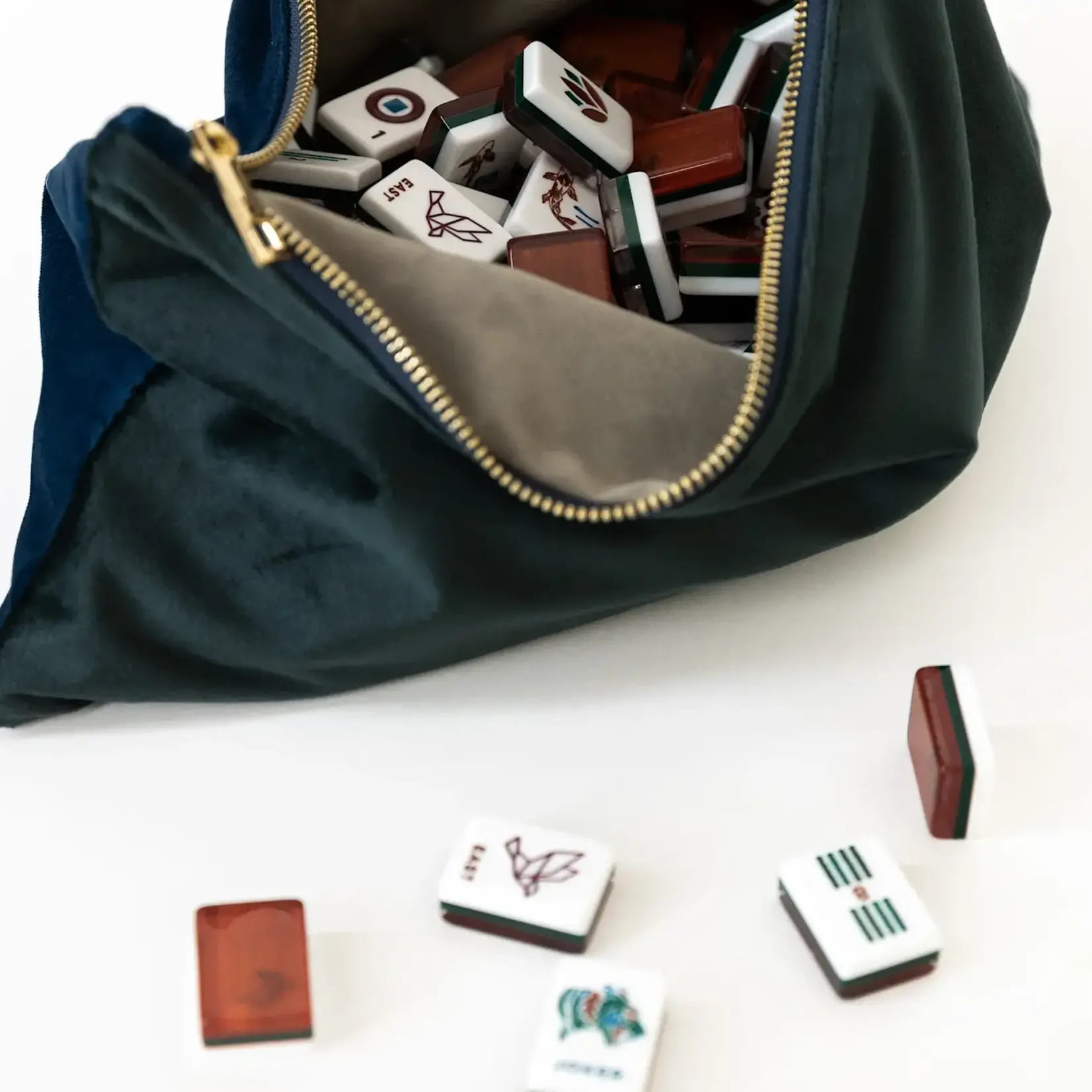 Bam Bird Boutique Origami Velvet Tile Bag