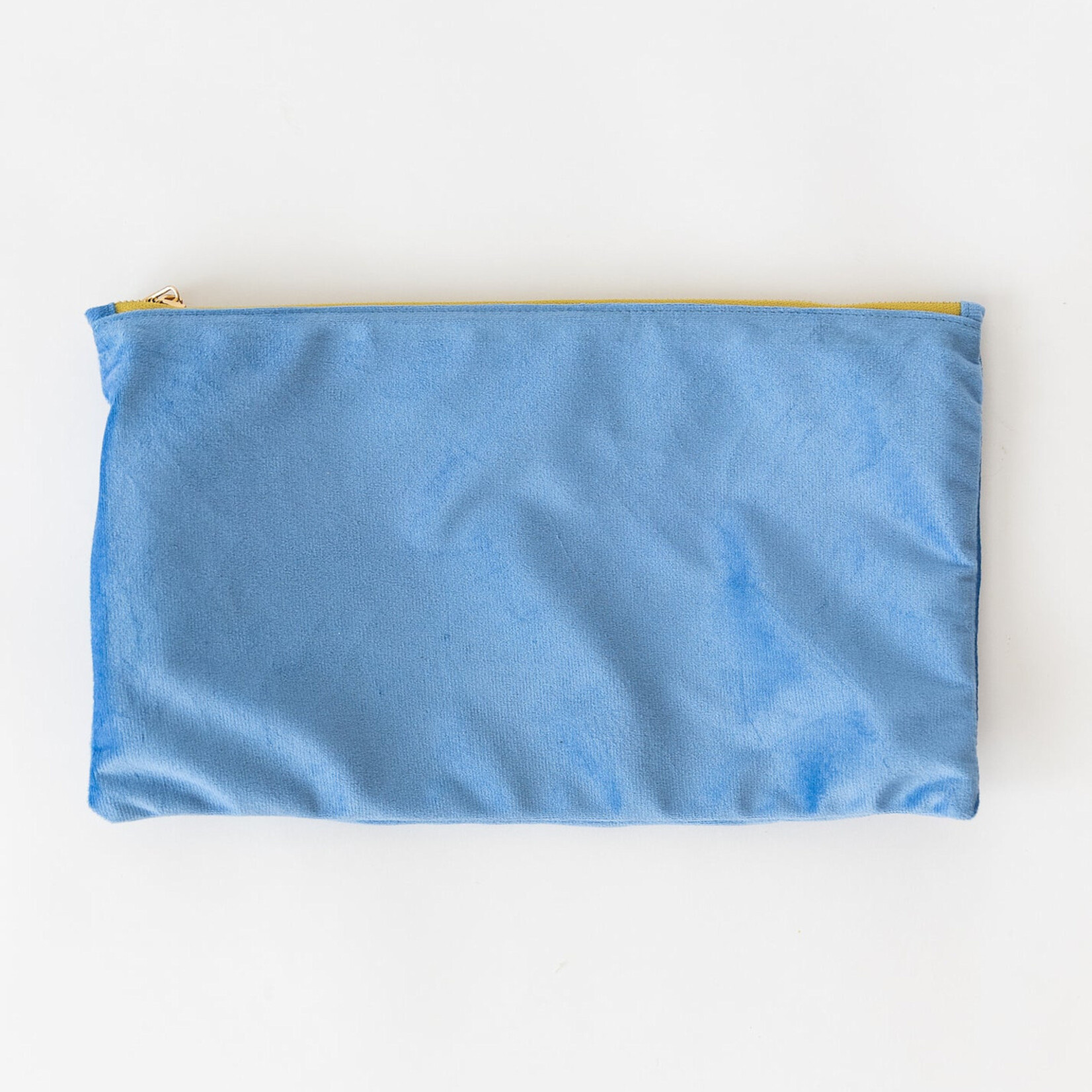 Bam Bird Boutique East Meets West Sky Velvet Tile Bag