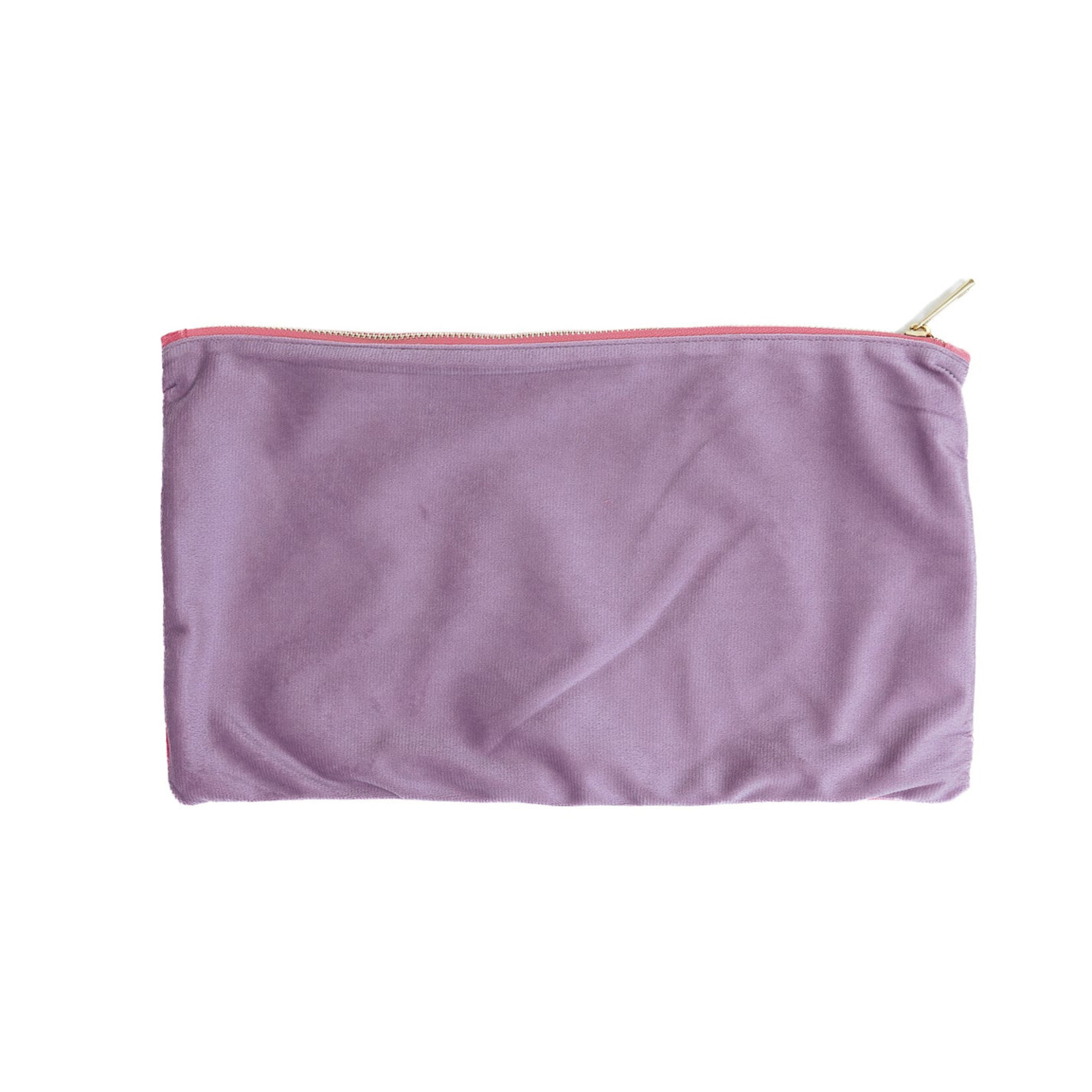 Bam Bird Boutique Lavender Classic Velvet Tile Bag