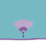 Bam Bird Boutique Teal / Fan Classic Neoprene Mahjong Mat