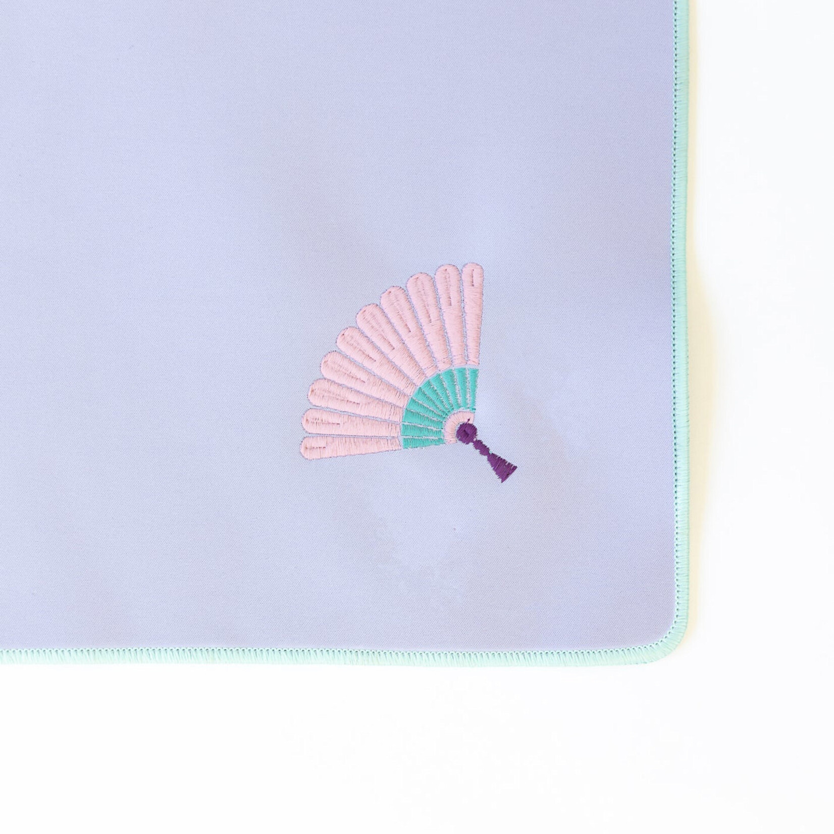 Bam Bird Boutique Lavender / Fan Classic Neoprene Mahjong Mat