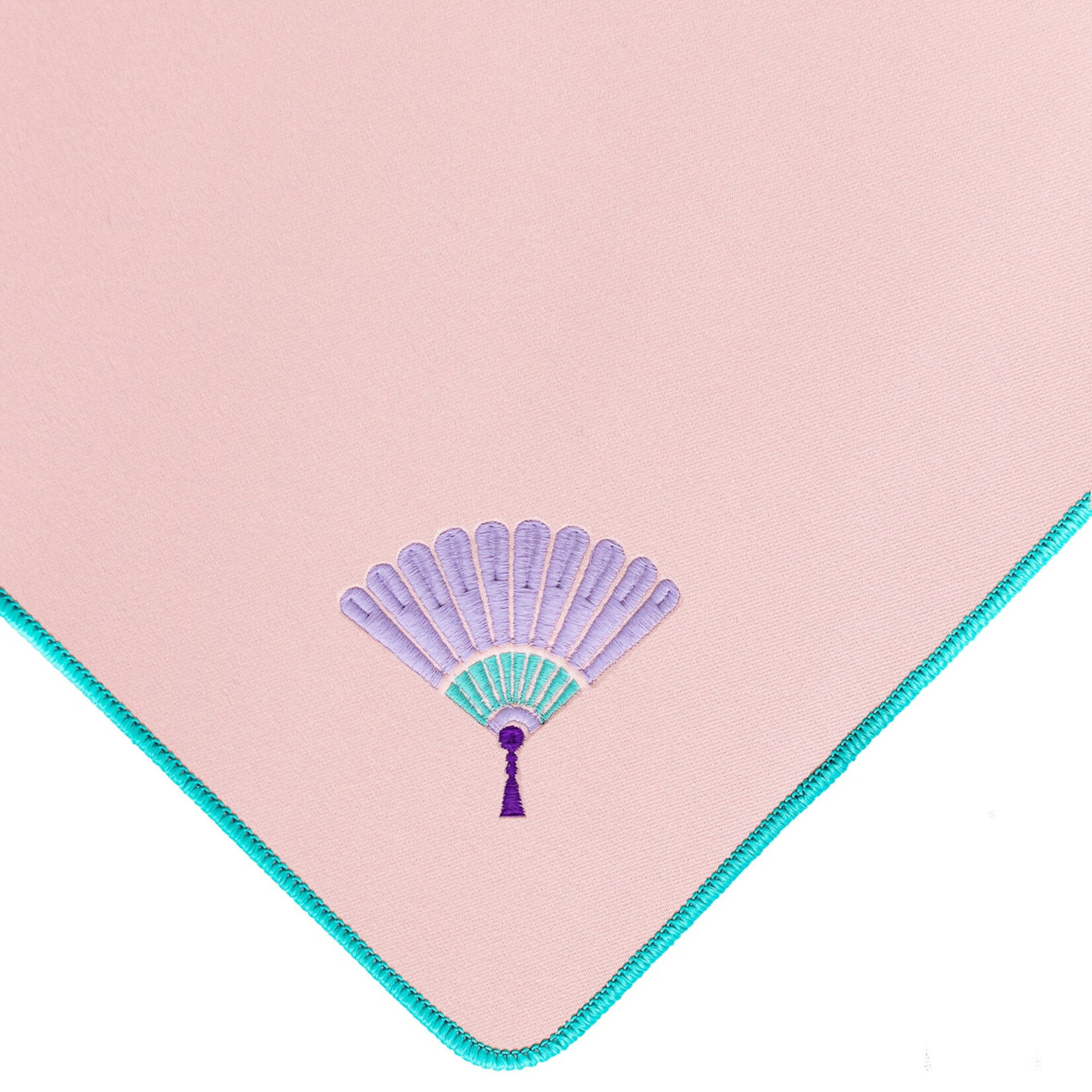 Bam Bird Boutique Pink/Fan Classic Neoprene Mahjong Mat
