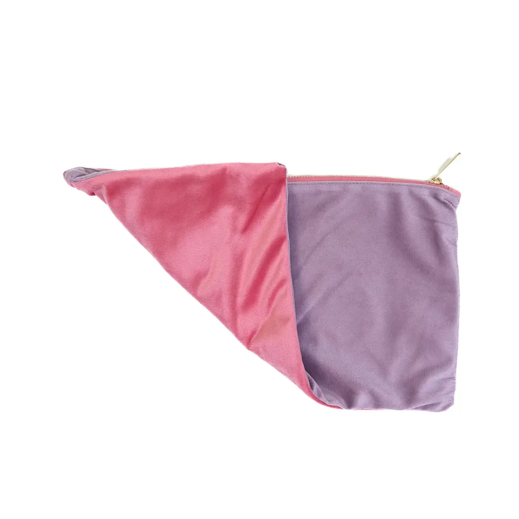 Bam Bird Boutique Rose Classic Mahjong Tile Set in Lavender/Pink Classic Velvet Tile Bag