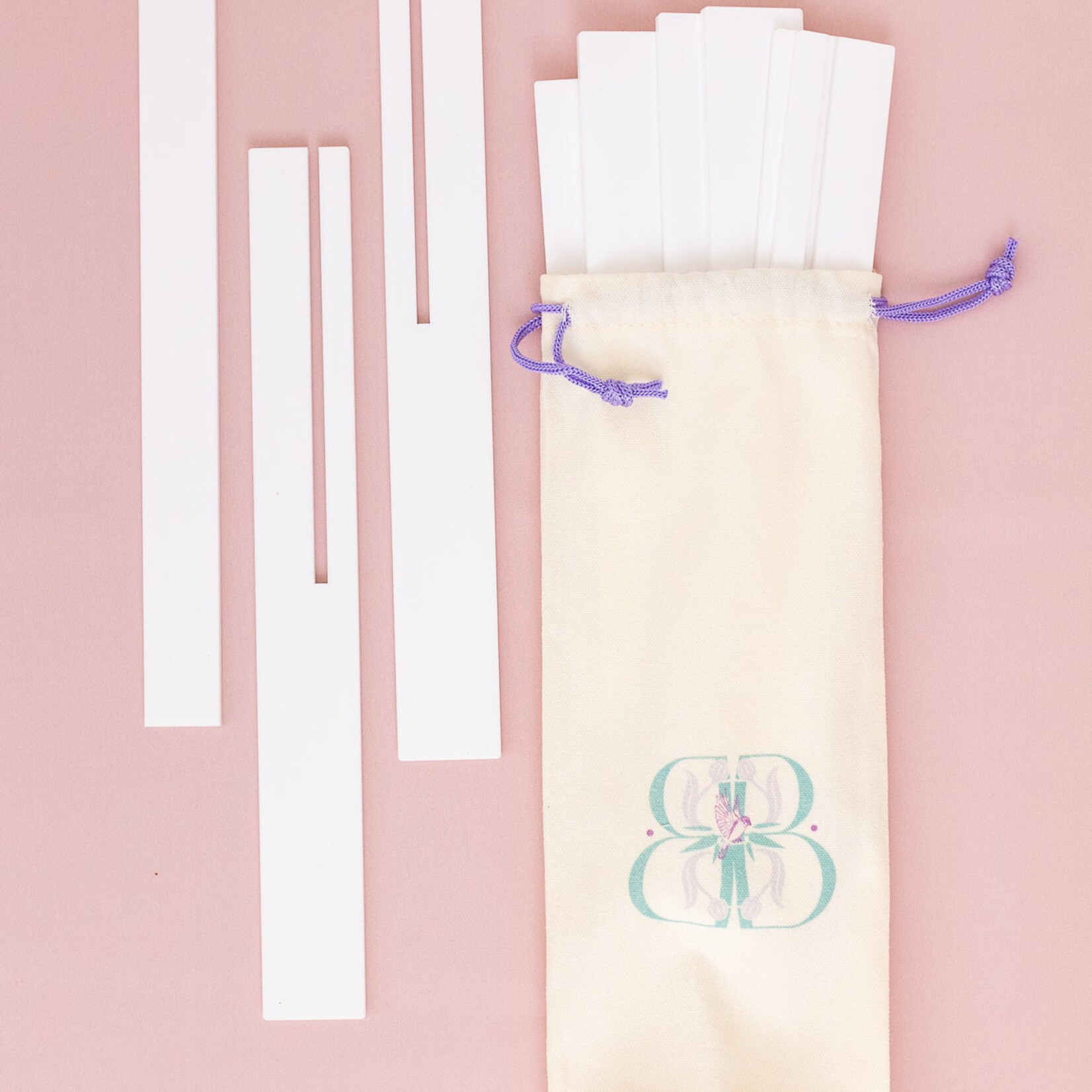 Bam Bird Boutique White Travel Racks (set of 4 racks and one pusher)