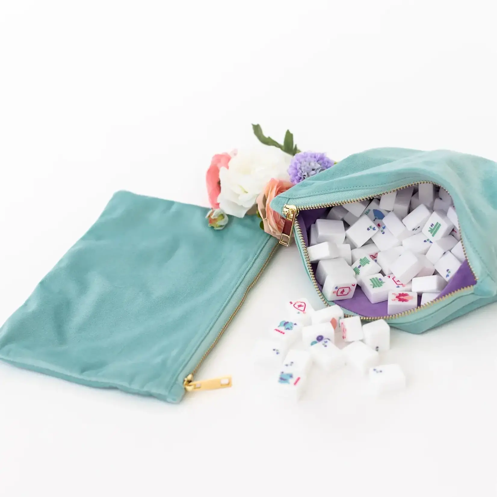 Bam Bird Boutique Mint Travel Tile Bag