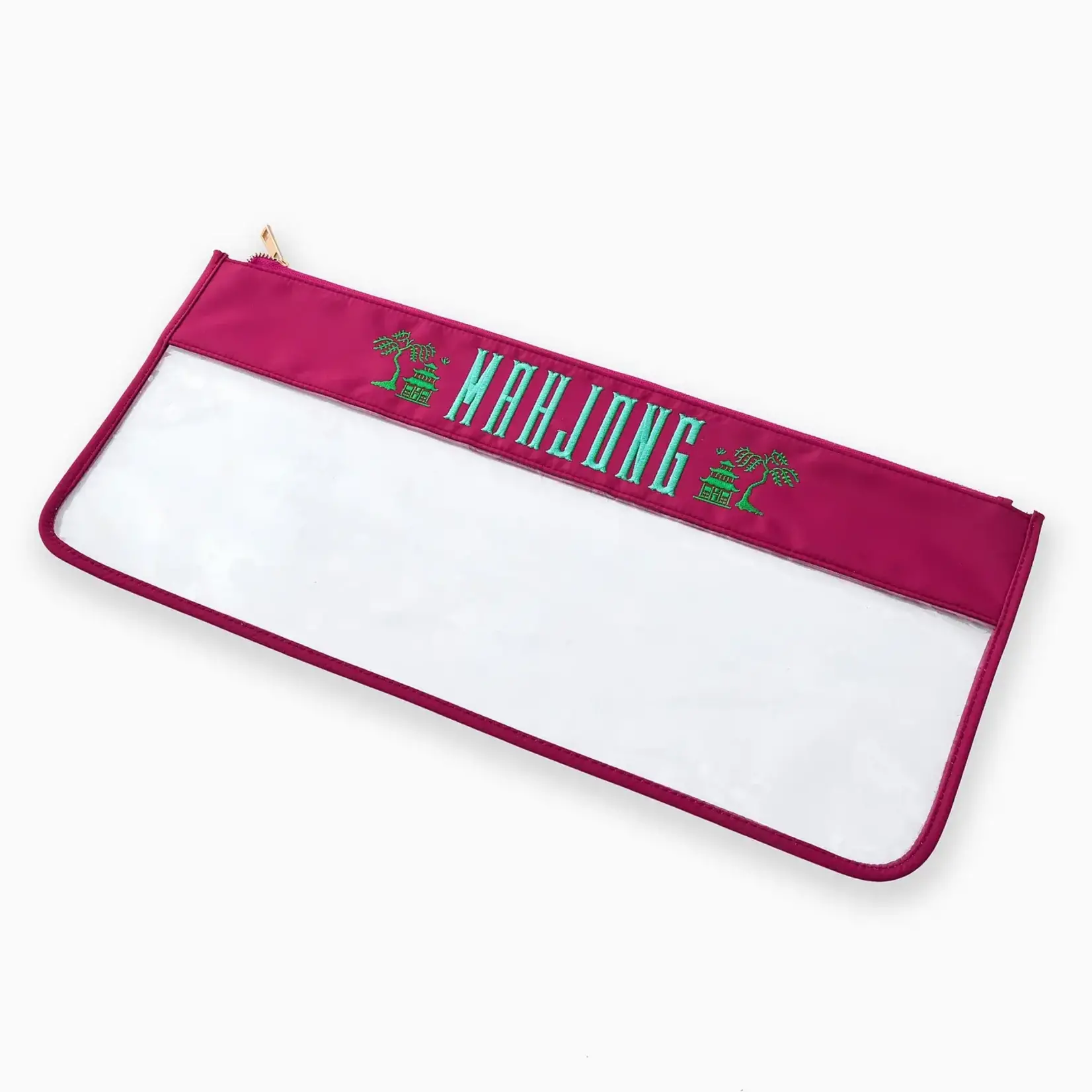 Oh My Mahjong Magenta Pagoda Mahjong Bag
