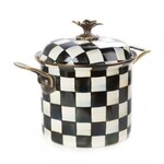 MacKenzie-Childs courtly check 7 quart stockpot