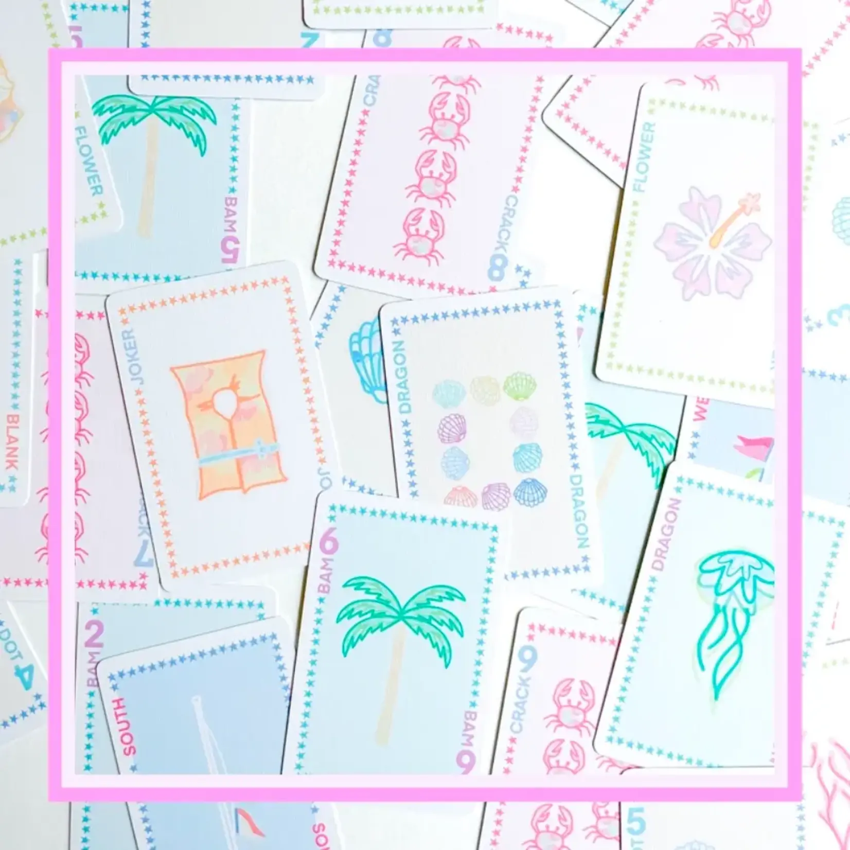 Play Away Cards Play Away Mahjong - Beach Playing Card Deck