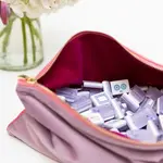 Bam Bird Boutique Lavender Classic Mahjong Tile Set w/ Lavender/Pink Velvet Bag