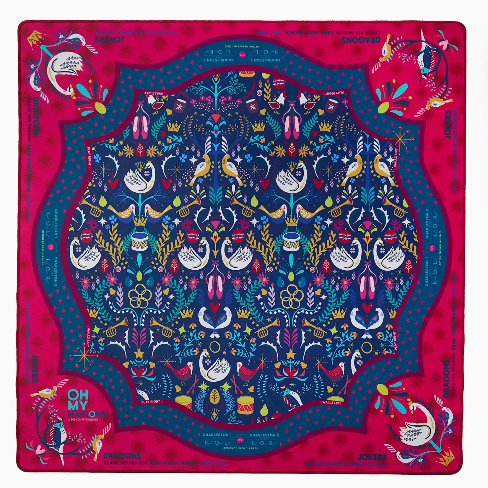 Oh My Mahjong Pear Tree Mahjong Mat