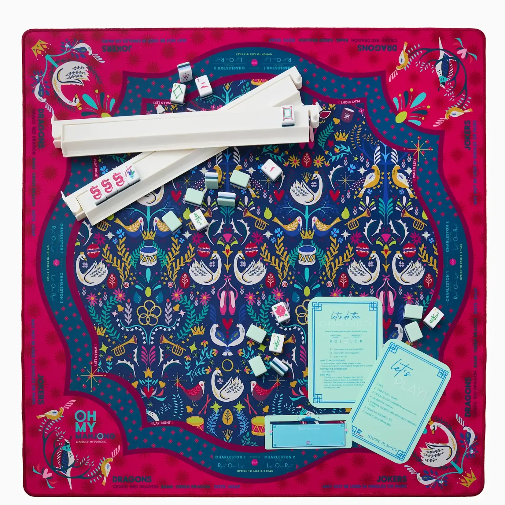 Oh My Mahjong Pear Tree Mahjong Mat