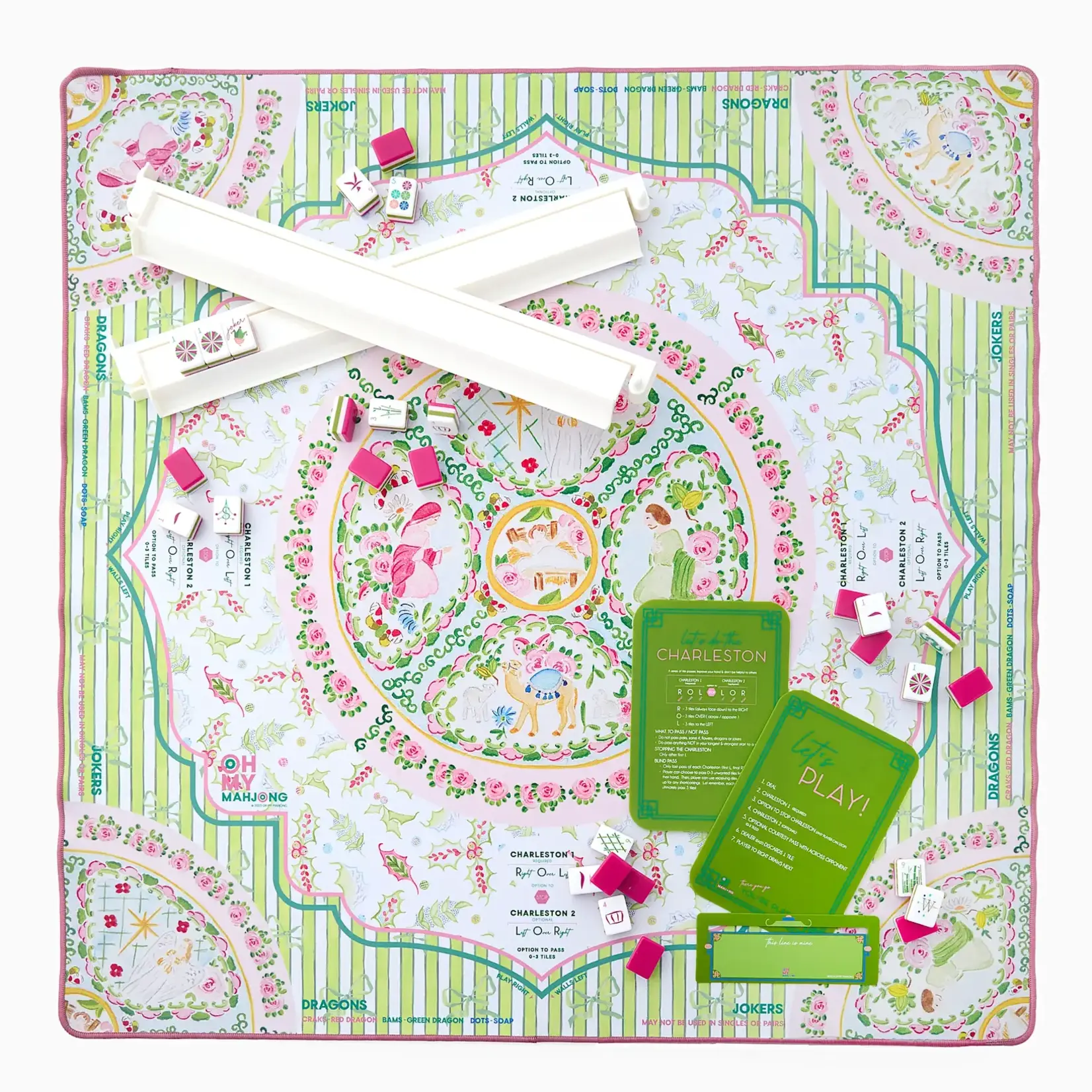 Oh My Mahjong Silent Night Mahjong Mat