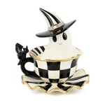 MacKenzie-Childs Courtly Check Teacup Ghost Decor