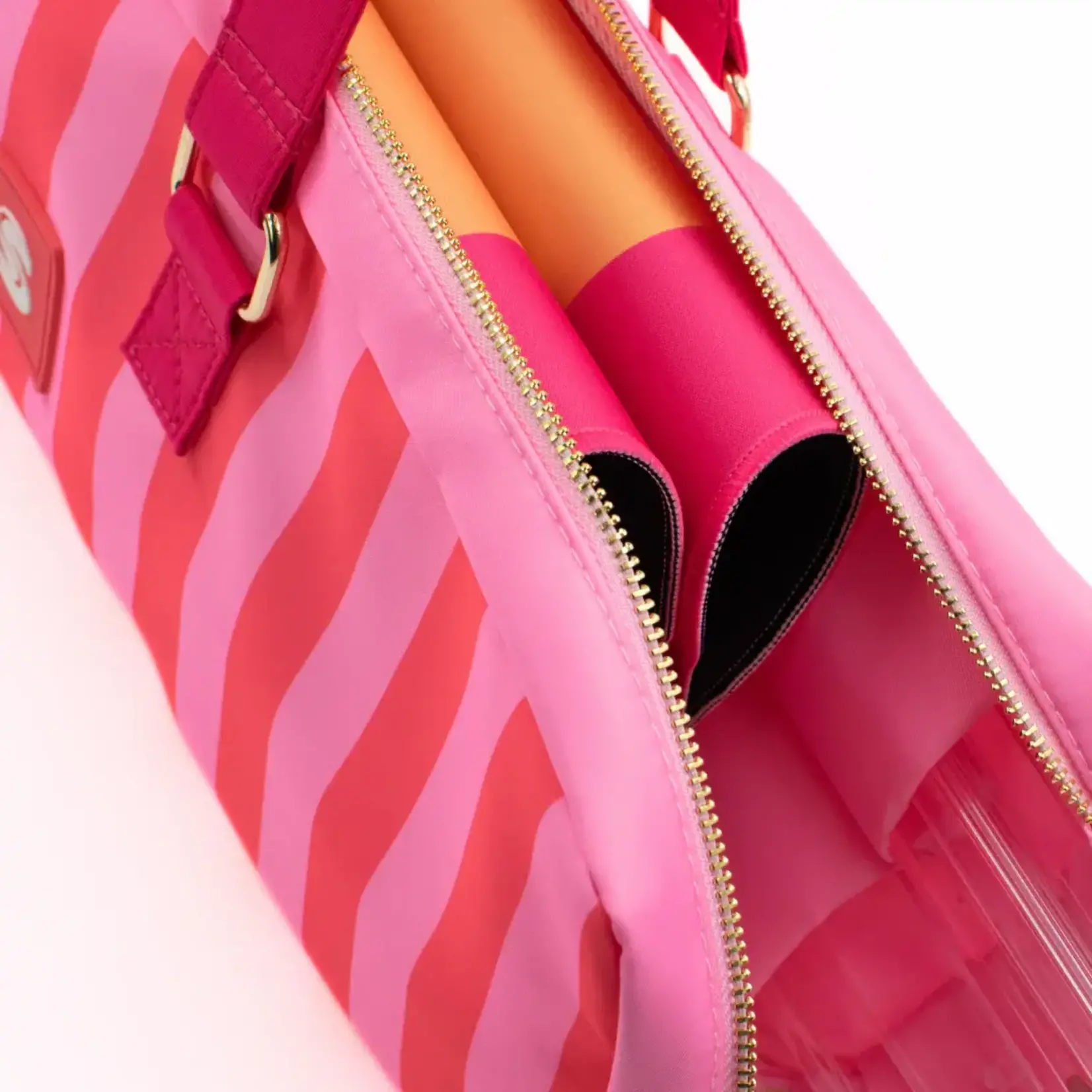 My Fair Mahjong Pin Stripe Mahjong Rack Bag