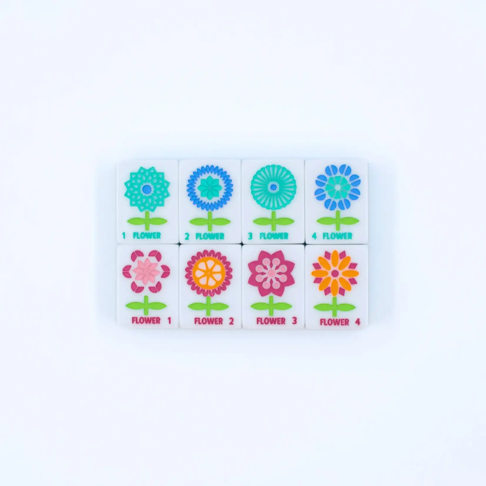 My Fair Mahjong Crystal Prism Blue Mahjong Tile Set