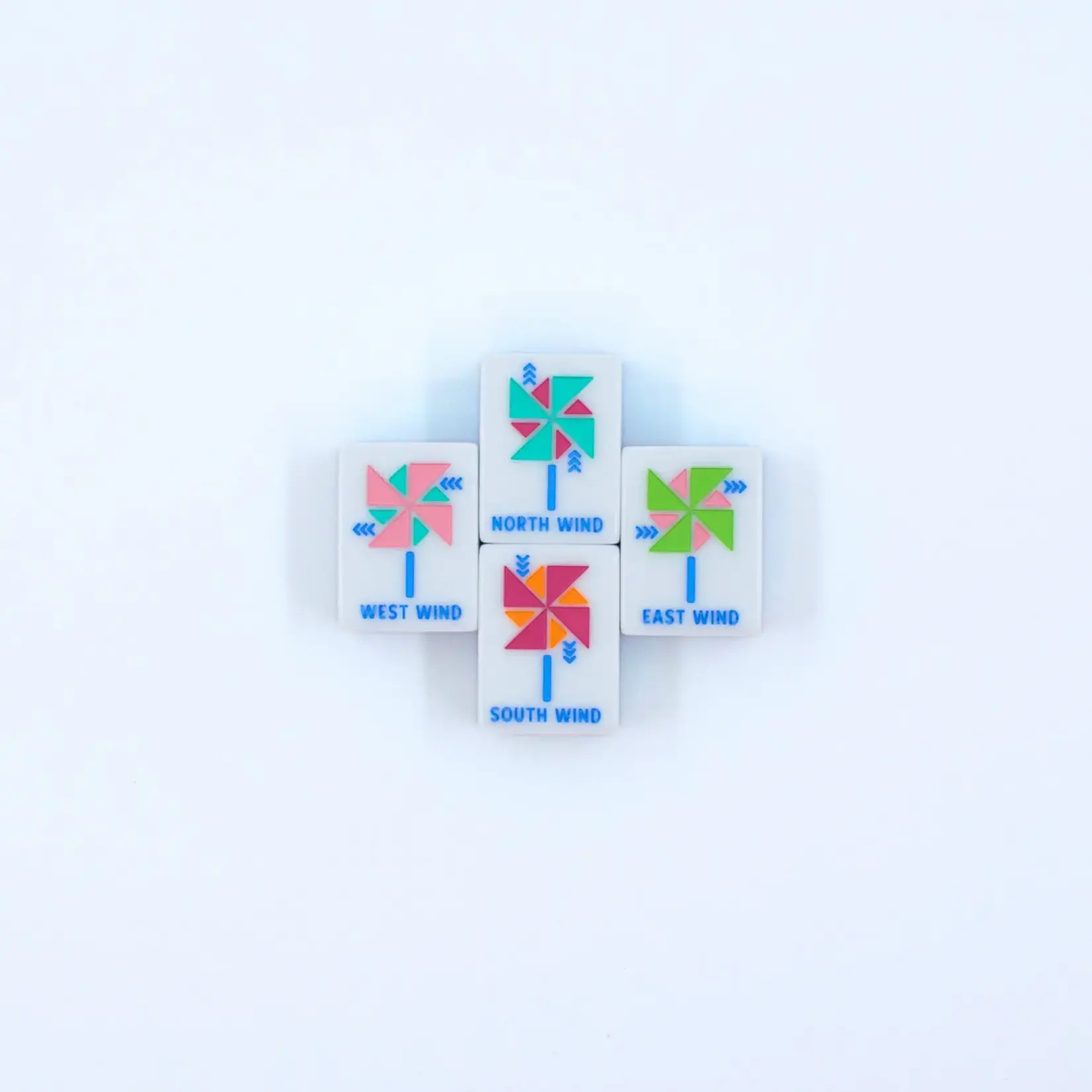 My Fair Mahjong Crystal Prism Blue Mahjong Tile Set