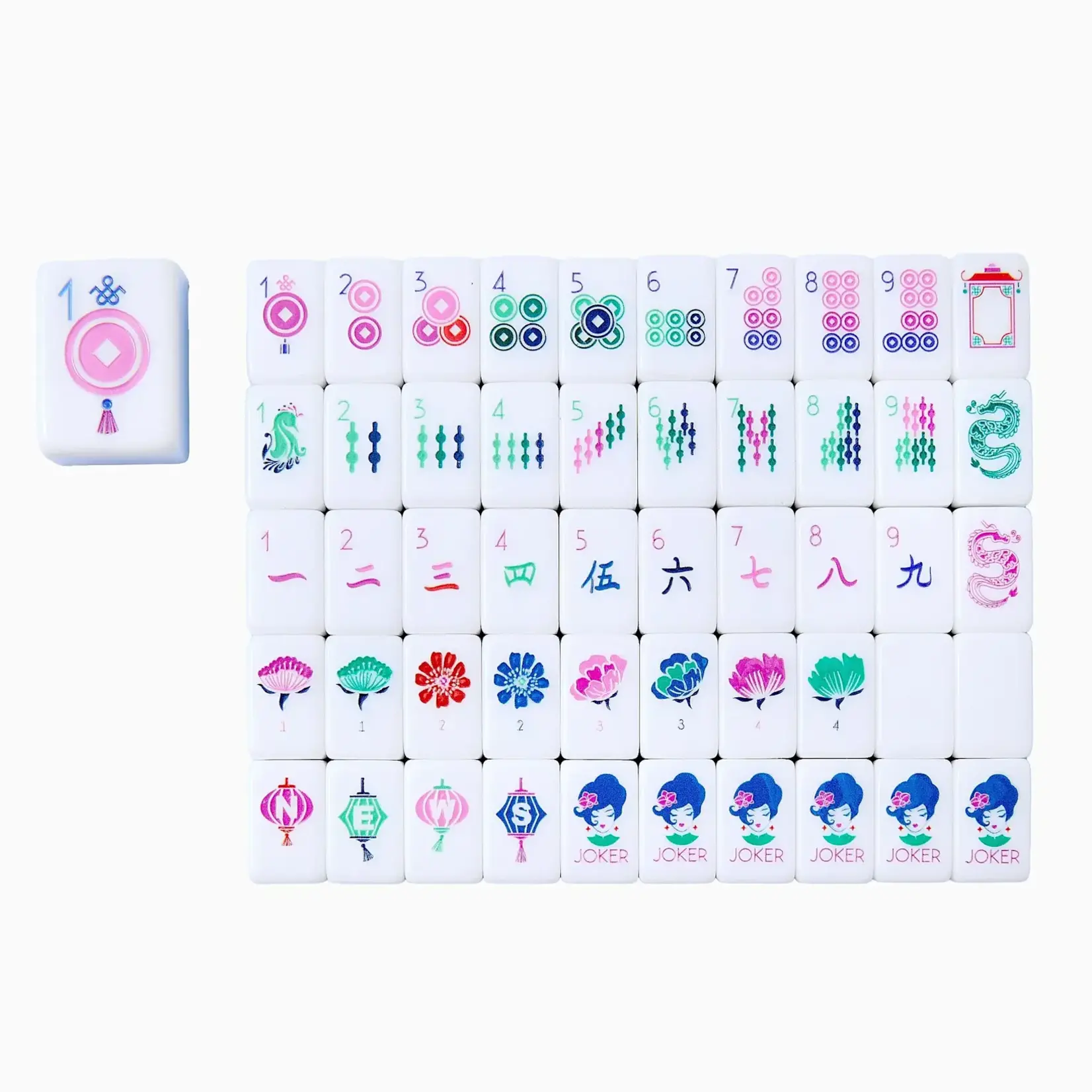Oh My Mahjong Palm Beach Travel Set