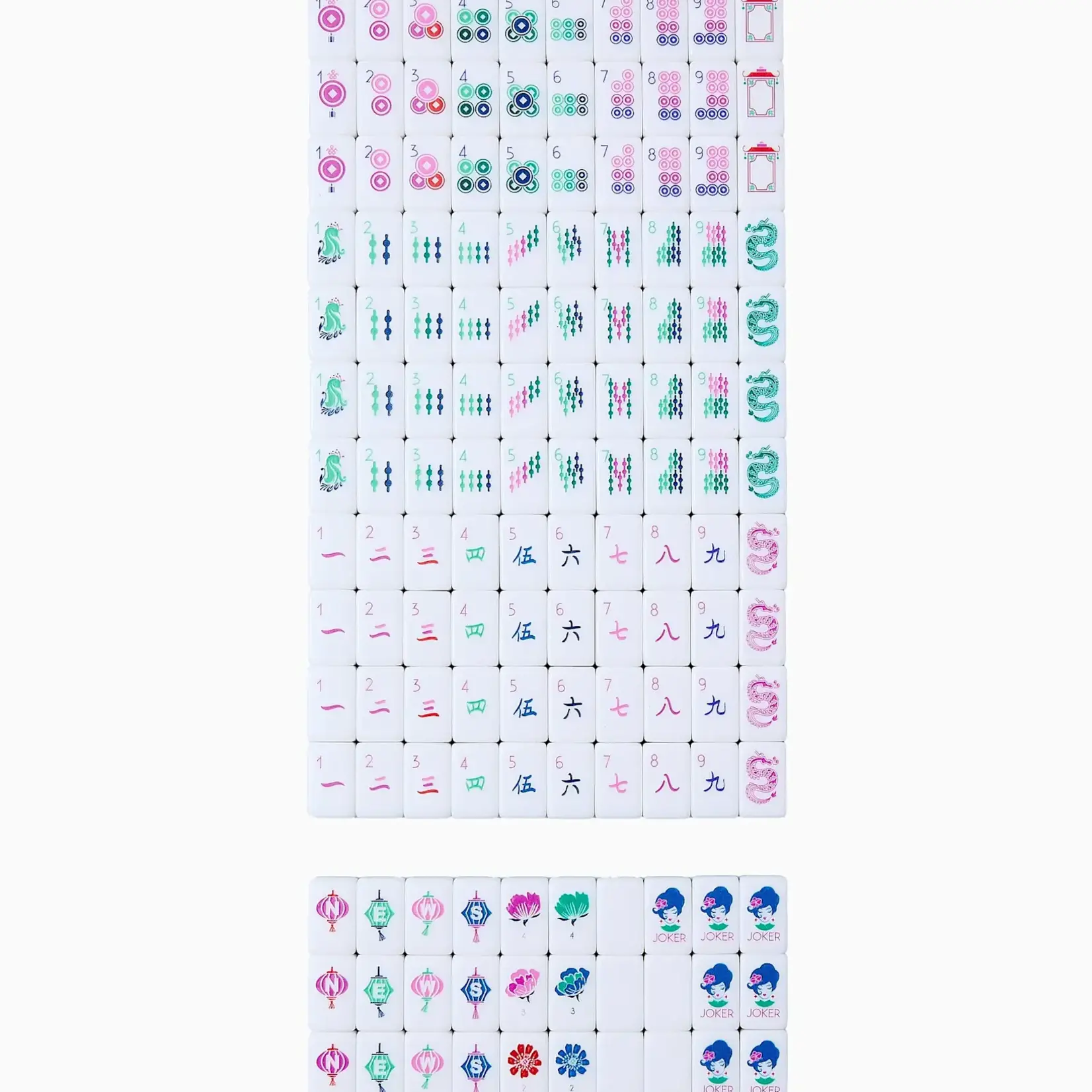 Oh My Mahjong Palm Beach Travel Set