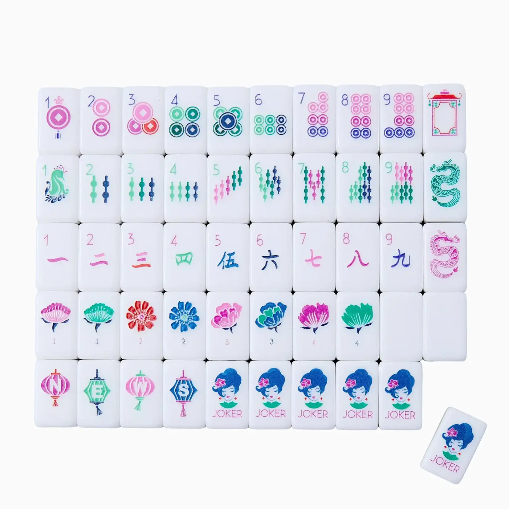 Oh My Mahjong Palm Beach Travel Set